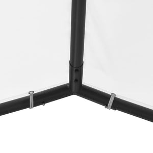 Κιόσκι Κήπου Λευκό 400 x 400 x 260 εκ. 180 γρ./μ²
