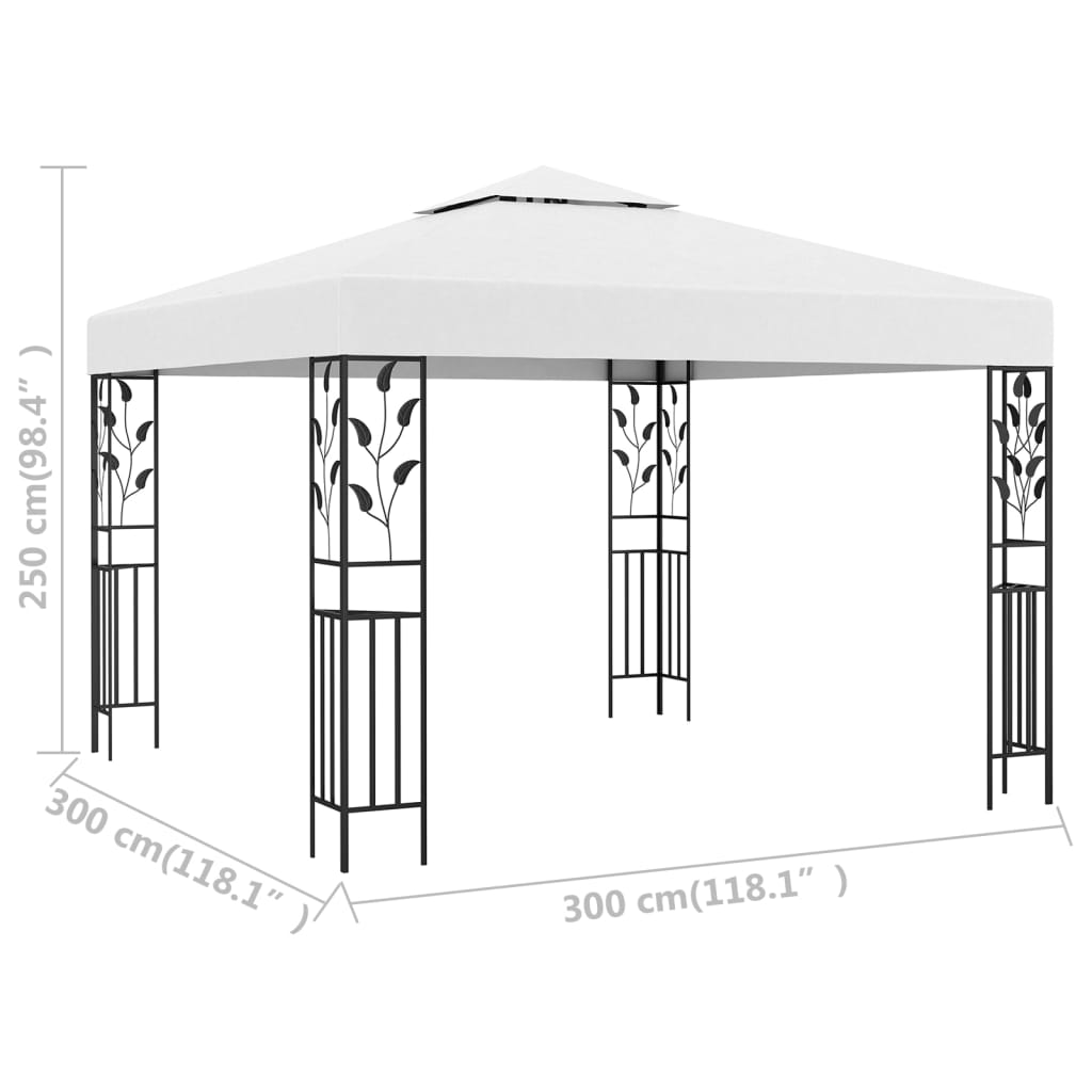 Κιόσκι Λευκό 3 x 3 μ. 180 γρ./μ²