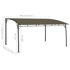 Σκιάσεις 4 x 3 x 2,55 m Taupe