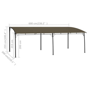 Σκιάσεις 6 x 3 x 2,55 m Taupe