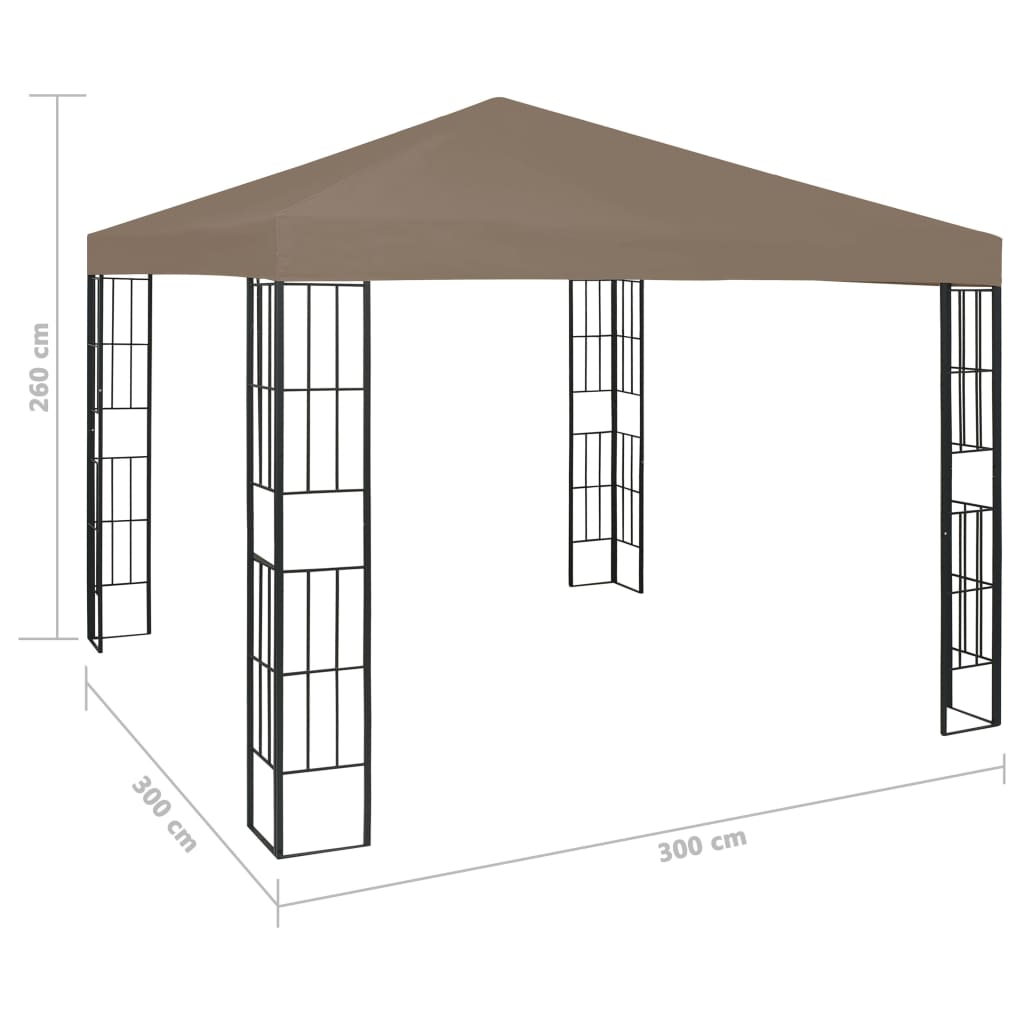 Κιόσκι Taupe 3 x 3 μ. - Pakobazaar