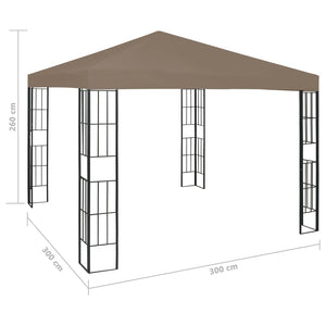 Κιόσκι Taupe 3 x 3 μ. - Pakobazaar