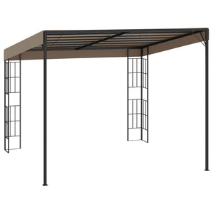 Κιόσκι Επιτοίχιο Taupe 3 x 3 μ. Υφασμάτινο - Pakobazaar