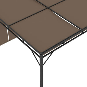 Κιόσκι Κήπου Taupe 3 x 3 x 2,25 μ. με Πλαϊνή Κουρτίνα