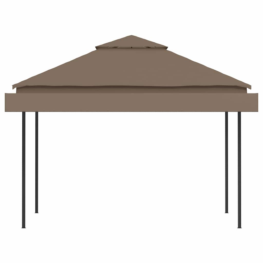 Κιόσκι με 2 Επεκτεινόμενες Οροφές Taupe 3x3x2,75 μ. 180 γρ/μ²
