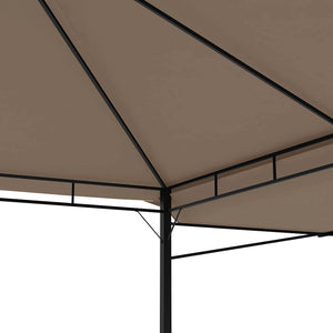 Κιόσκι με 2 Επεκτεινόμενες Οροφές Taupe 3x3x2,75 μ. 180 γρ/μ²