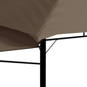 Κιόσκι με 2 Επεκτεινόμενες Οροφές Taupe 3x3x2,75 μ. 180 γρ/μ²