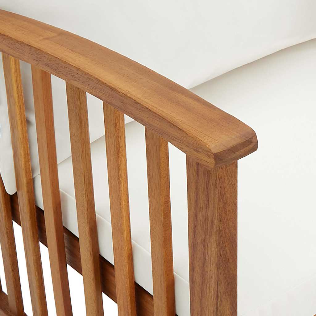 Καρέκλες Κήπου 2 τεμ. από Μασίφ Ξύλο Ακακίας με Μαξιλάρια - PAKOBAZAAR