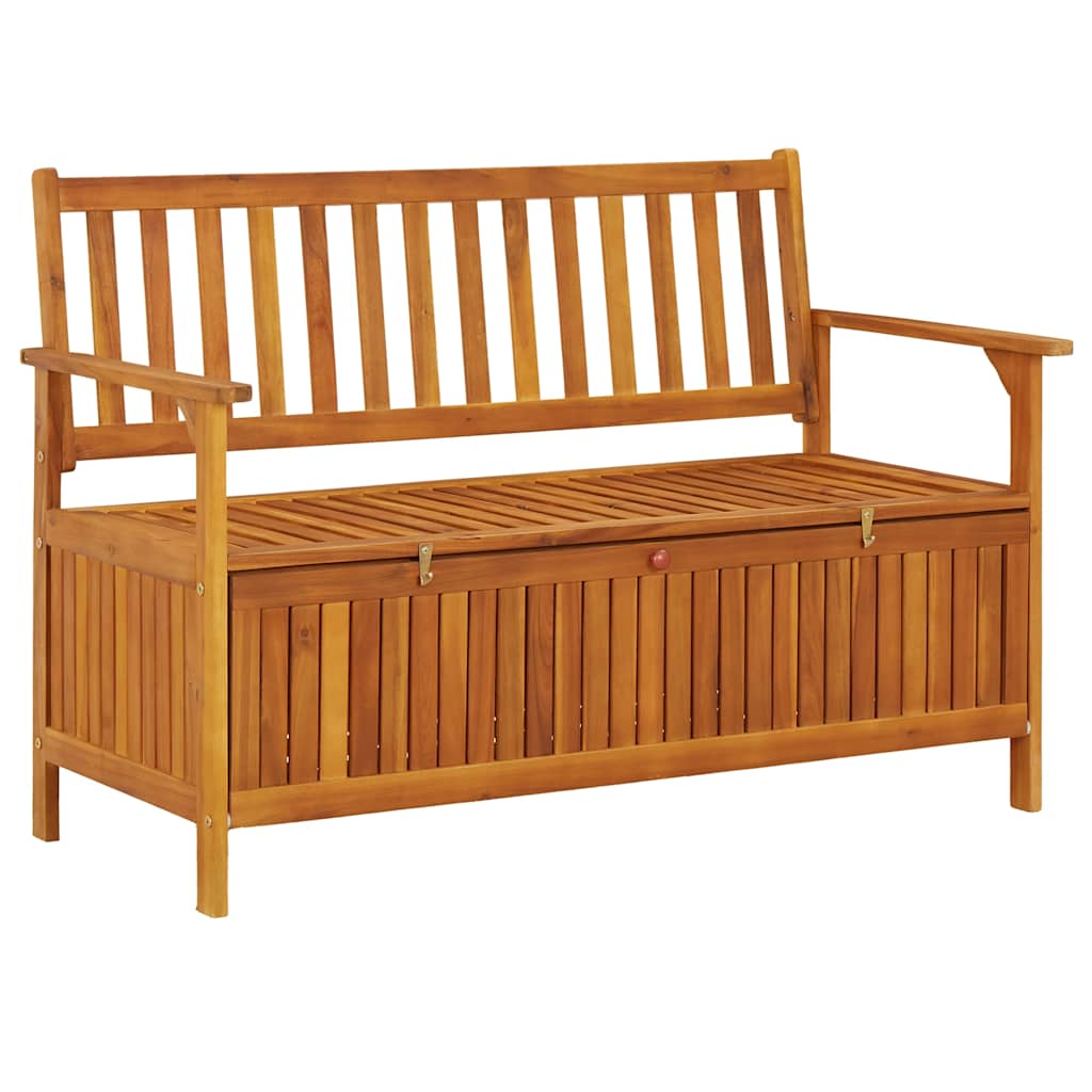 Παγκάκι Κήπου με Αποθηκευτικό Χώρο 120 εκ. Μασίφ Ξύλο Ακακίας - PAKOBAZAAR