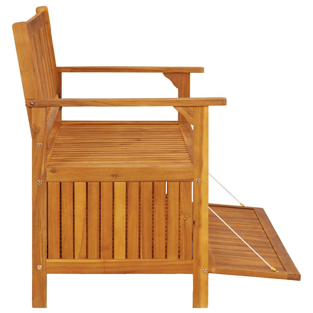 Παγκάκι Κήπου με Αποθηκευτικό Χώρο 120 εκ. Μασίφ Ξύλο Ακακίας - PAKOBAZAAR