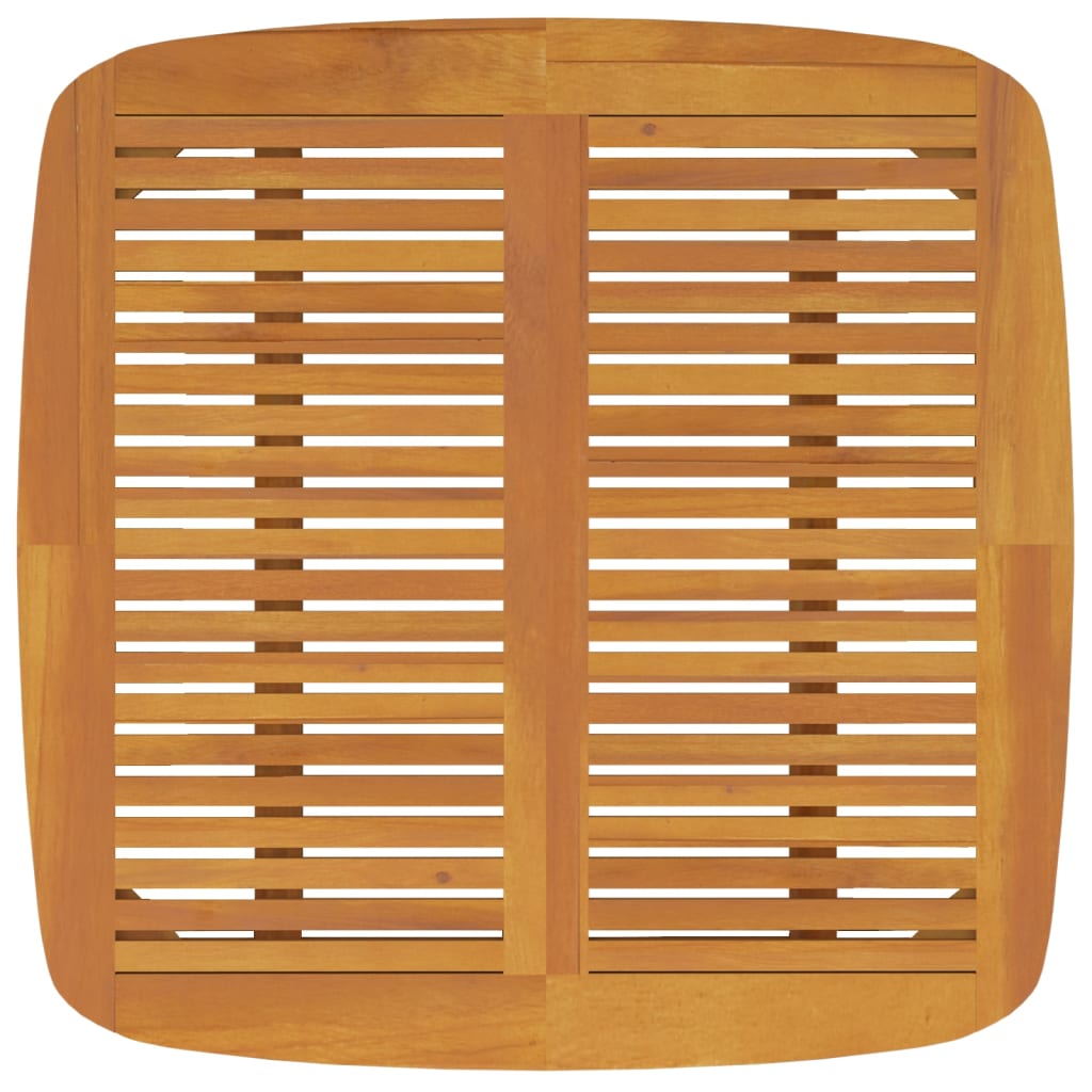 Τραπέζι Κήπου 110 x 110 x 75 εκ. από Μασίφ Ξύλο Ακακίας - PAKOBAZAAR