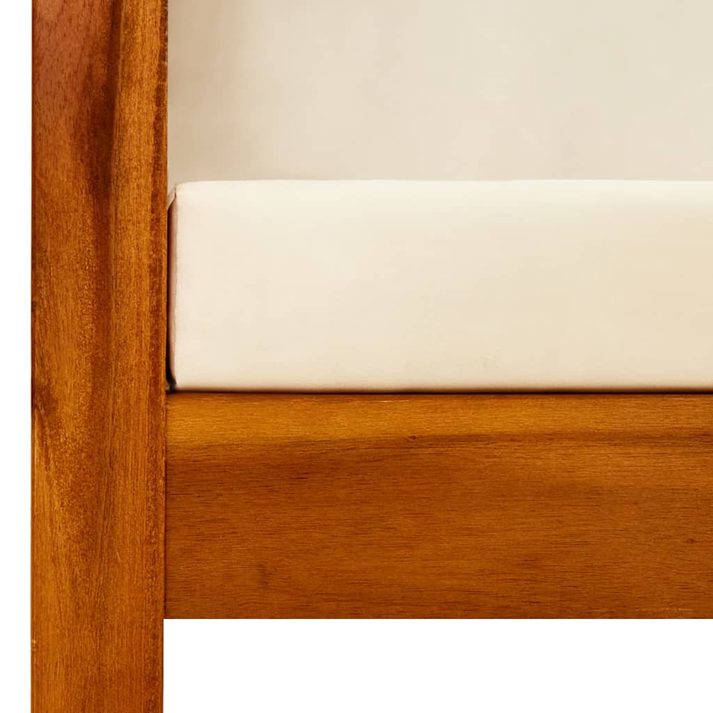 Παγκάκι Κήπου με Σκίαστρο από Μασίφ Ξύλο Ακακίας - PAKOBAZAAR