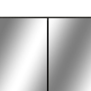 Καθρέφτης Μπάνιου με Ντουλάπι / LED Μαύρο 80 x 15 x 60 εκ. MDF