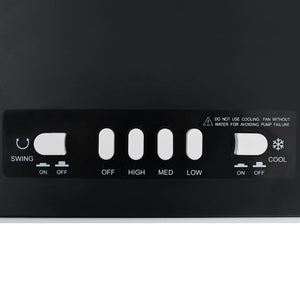 Air Cooler Φορητό 3 σε 1 Ασπρόμαυρο 61 x 31 x 27 εκ. 65 W