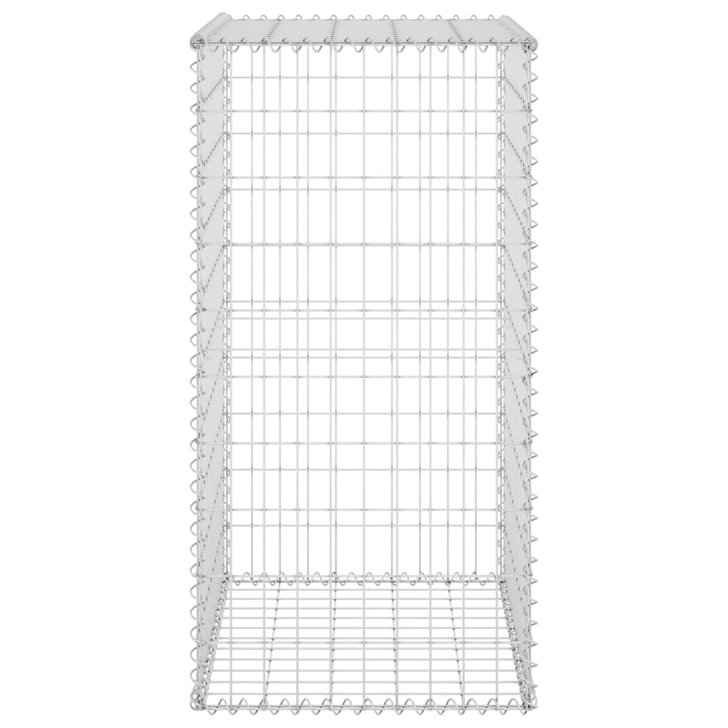 Συρματοκιβώτιο Τοίχος 60x50x100 εκ. Γαλβαν. Χάλυβας + Καλύμματα - PAKOBAZAAR