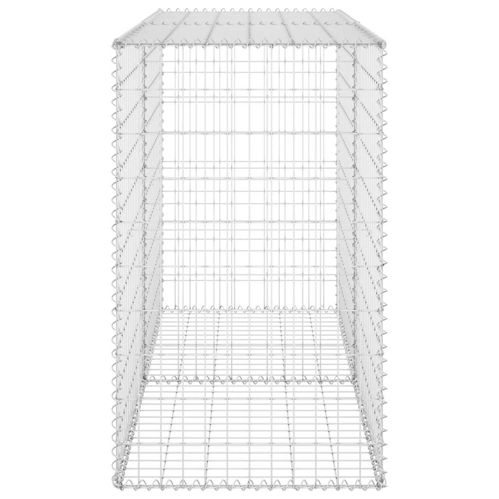 Συρματοκιβώτιο Τοίχος 150x60x100 εκ. Γαλβαν.Χάλυβας + Καλύμματα - PAKOBAZAAR