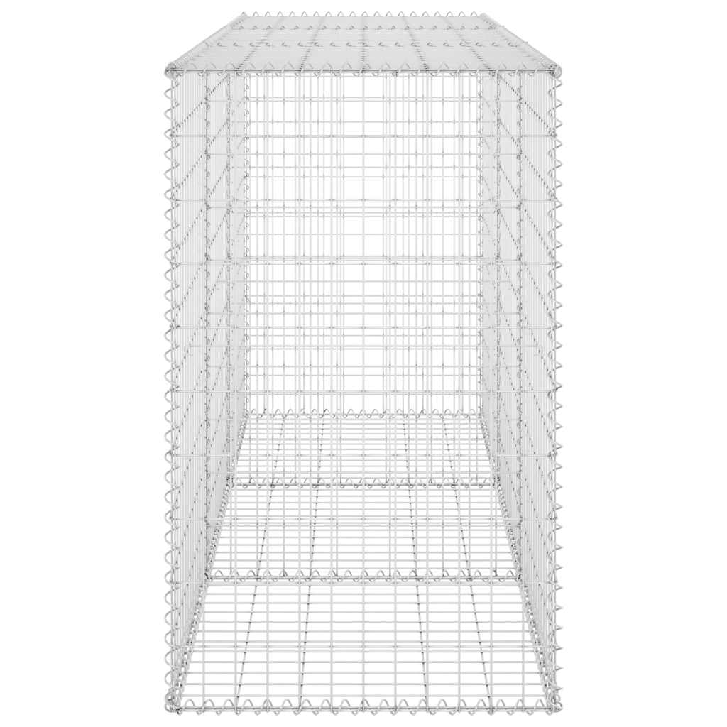 Συρματοκιβώτιο Τοίχος 200x60x100 εκ. Γαλβαν.Χάλυβας + Καλύμματα - PAKOBAZAAR