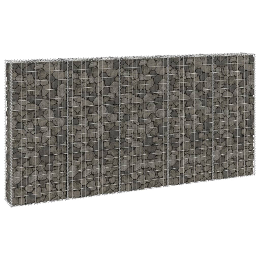 Συρματοκιβώτιο Τοίχος 300x30x150 εκ. Γαλβαν.Χάλυβας + Καλύμματα - PAKOBAZAAR