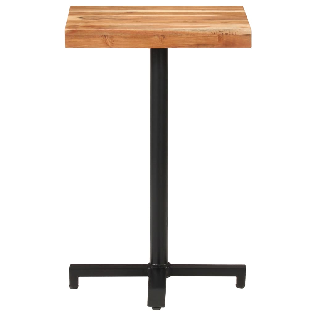 Τραπέζι Bistro Τετράγωνο 50 x 50 x 75 εκ. Μασίφ Ξύλο Ακακίας - Pakobazaar