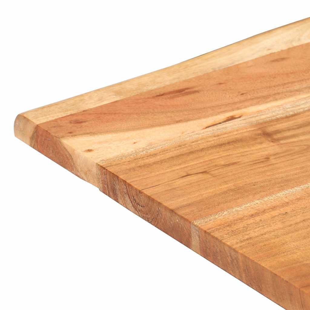 Τραπέζι Bistro Live Edge 70x70x75 εκ. από Μασίφ Ξύλο Ακακίας