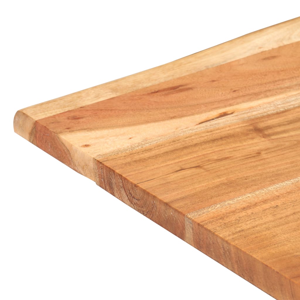 Τραπέζι Bistro Live Edge 80x80x75 εκ. από Μασίφ Ξύλο Ακακίας - Pakobazaar