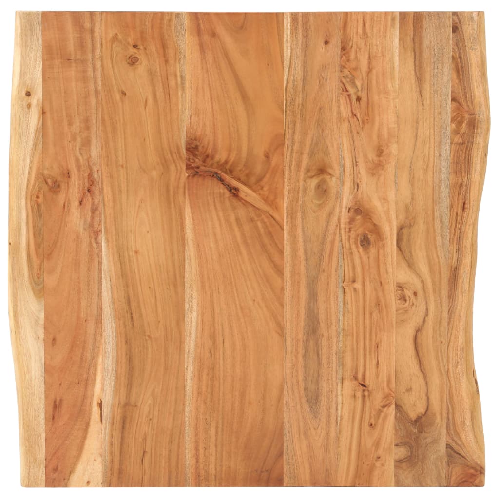 Τραπέζι Bistro Live Edge 80x80x75 εκ. από Μασίφ Ξύλο Ακακίας - Pakobazaar
