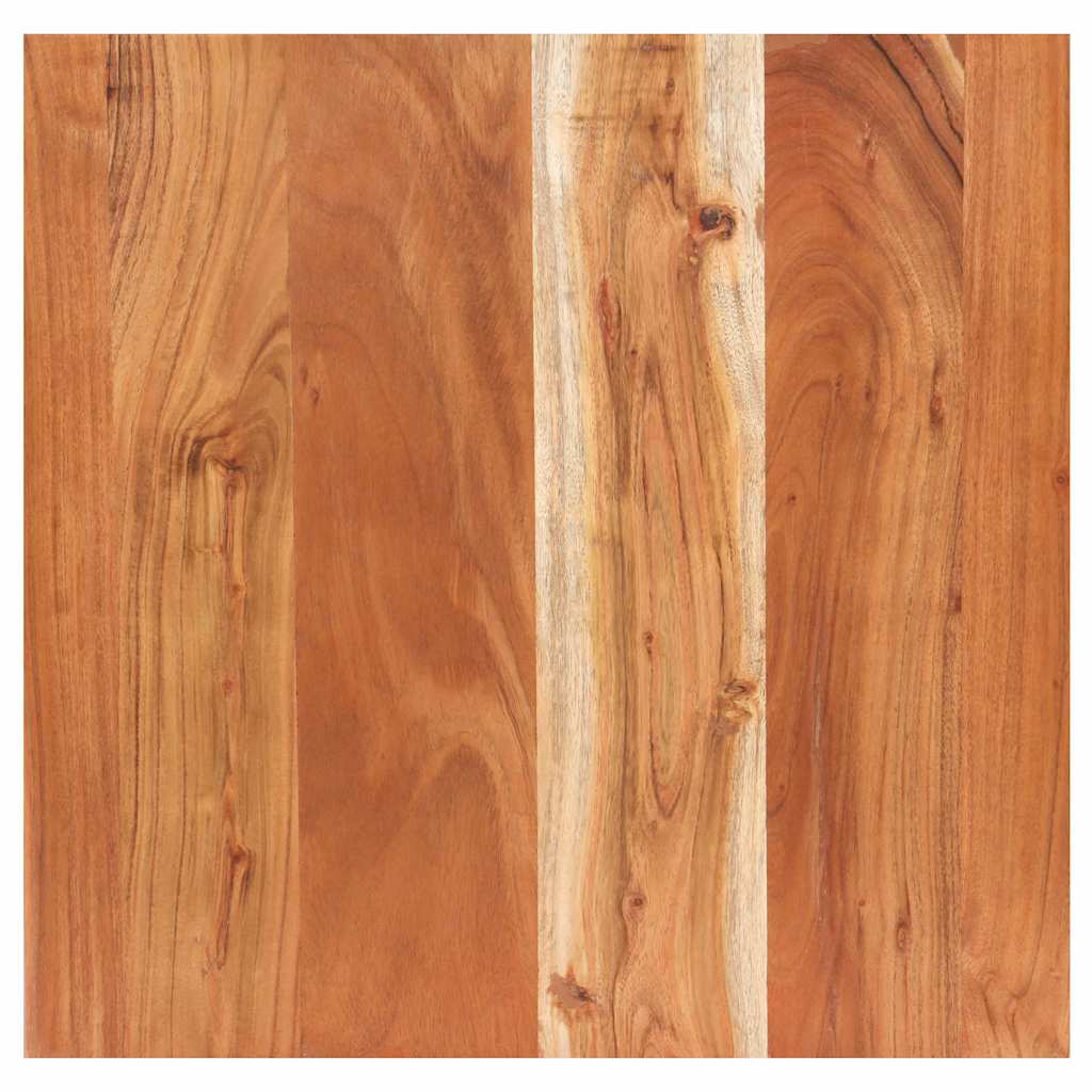Τραπέζι Μπαρ Live Edge 50 x 50 x 110 εκ. από Μασίφ Ξύλο Ακακίας