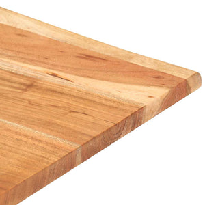 Τραπέζι Μπαρ Live Edge 50 x 50 x 110 εκ. από Μασίφ Ξύλο Ακακίας