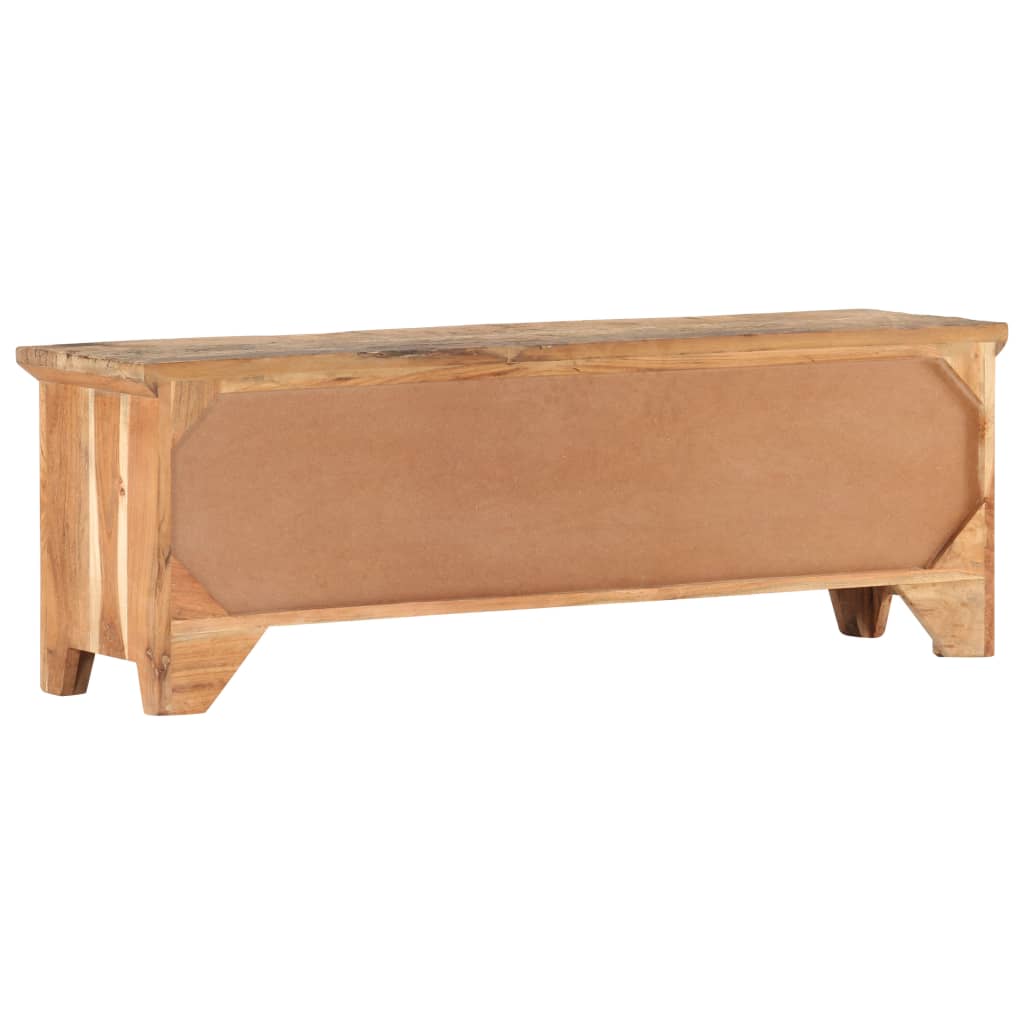 Έπιπλο Τηλεόρασης 120x30x40 εκ. Μασίφ Ακακία/Ανακυκλωμένο Ξύλο