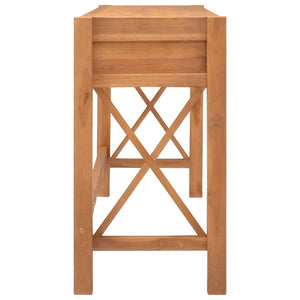 Γραφείο με 2 Συρτάρια 140 x 40 x 75 εκ. Ξύλο Teak