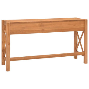Γραφείο με 2 Συρτάρια 140 x 40 x 75 εκ. Ξύλο Teak
