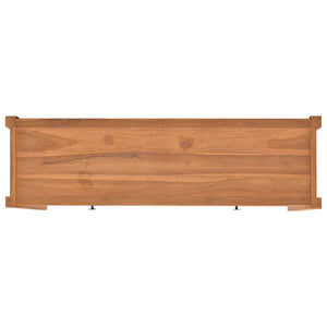 Γραφείο με 2 Συρτάρια 140 x 40 x 75 εκ. Ξύλο Teak