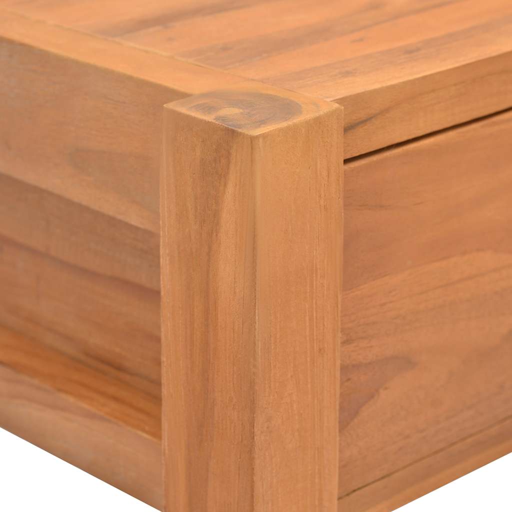 Γραφείο με 2 Συρτάρια 140 x 40 x 75 εκ. Ξύλο Teak