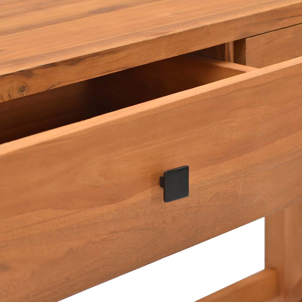 Γραφείο με 2 Συρτάρια 140 x 40 x 75 εκ. Ξύλο Teak
