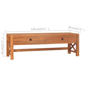 Έπιπλο Τηλεόρασης 140 x 40 x 45 εκ. από Ξύλο Teak