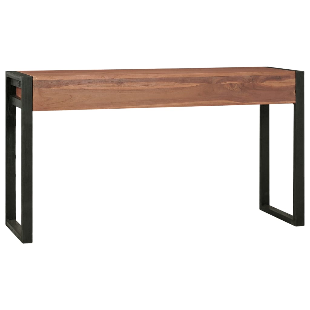 Γραφείο με 2 Συρτάρια 140 x 40 x 75 εκ. Ξύλο Teak