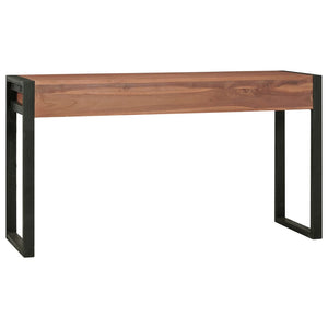 Γραφείο με 2 Συρτάρια 140 x 40 x 75 εκ. Ξύλο Teak
