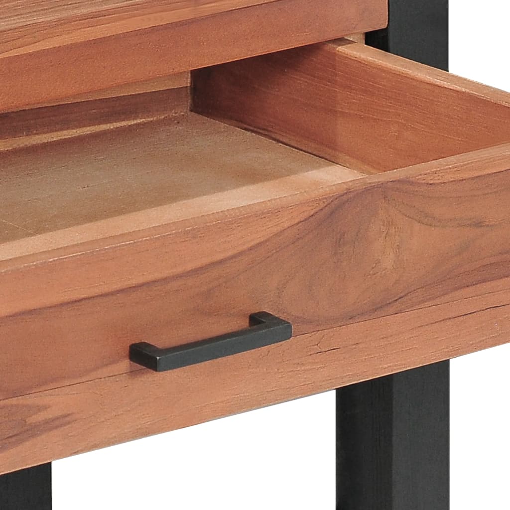 Γραφείο με 2 Συρτάρια 140 x 40 x 75 εκ. Ξύλο Teak