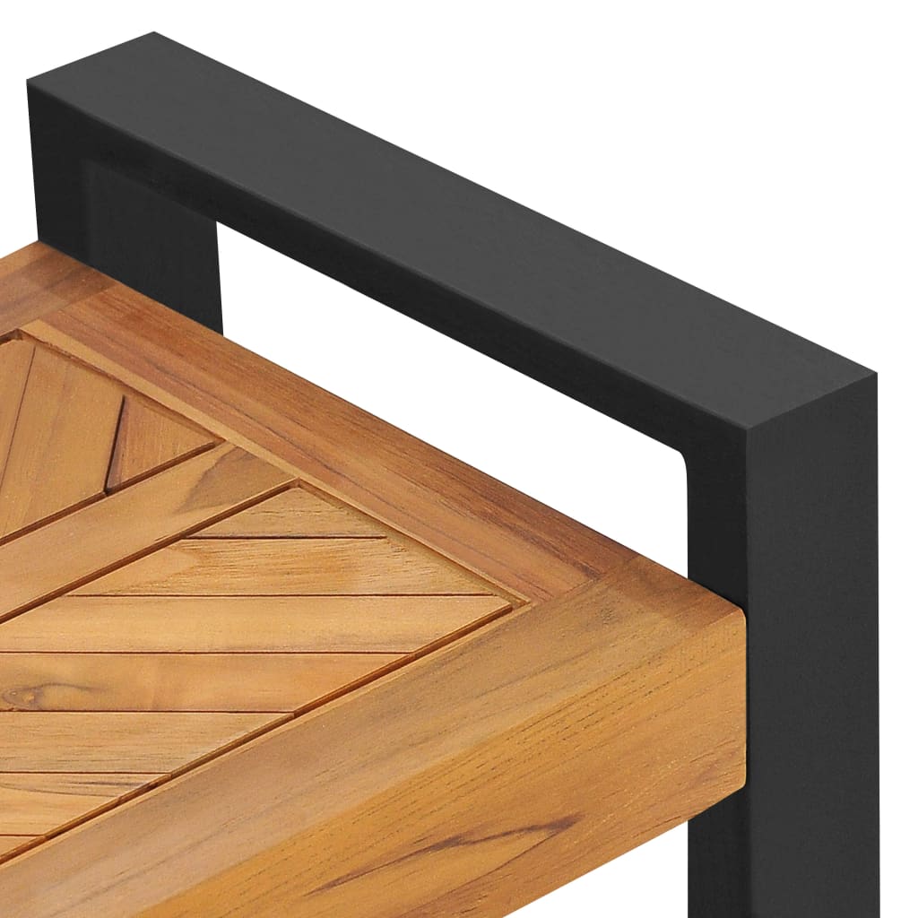 Παγκάκι 120 εκ. από Μασίφ Ξύλο Teak - Pakobazaar