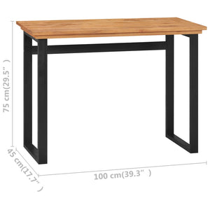 Γραφείο 100 x 45 x 75 εκ. από Μασίφ Ξύλο Teak