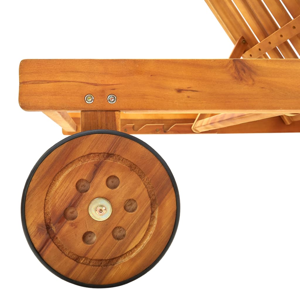 Ξαπλώστρα από Μασίφ Ξύλο Ακακίας