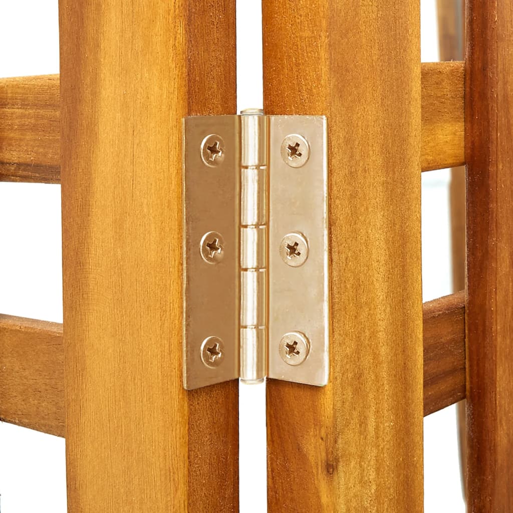 Διαχωριστικό Δωματίου 4 Πάνελ 161x2x170 εκ. Μασίφ Ξύλο Ακακίας