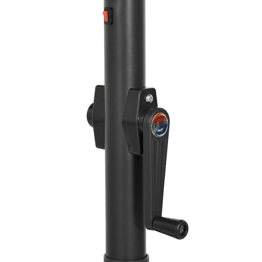 Ομπρέλα Κήπου με LED Μπορντό 200 x 211 εκ. Αλουμινίου