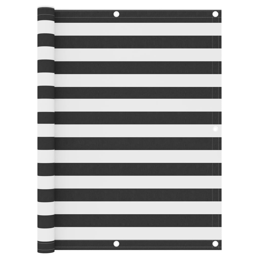 Διαχωριστικό Βεράντας Ανθρακί/Λευκό 120 x 300 εκ. Ύφασμα Oxford - PAKOBAZAAR