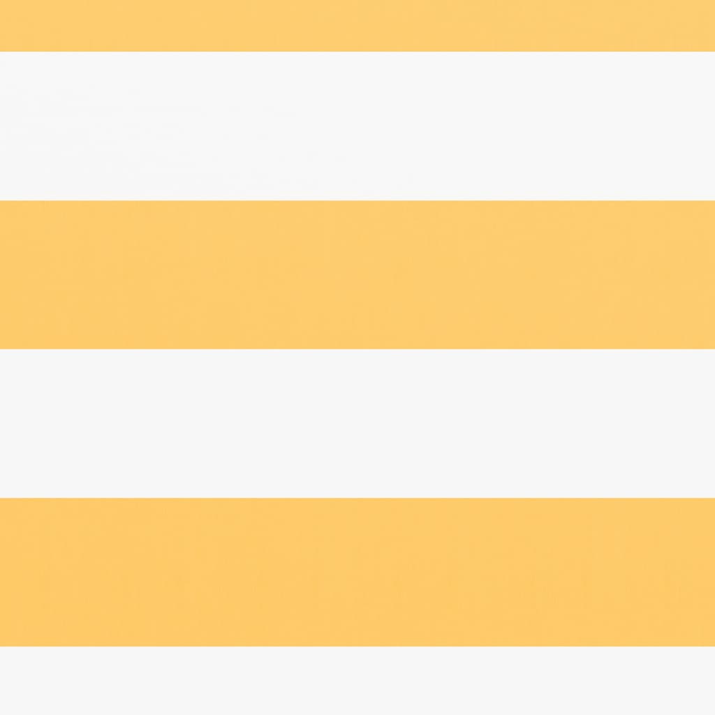 Διαχωριστικό Βεράντας Λευκό/Κίτρινο 120 x 600 εκ. Ύφασμα Oxford - PAKOBAZAAR