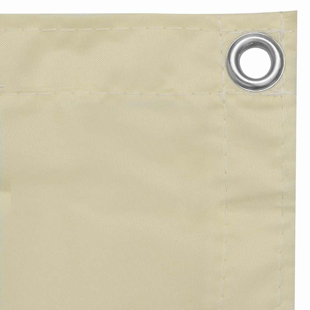 Διαχωριστικό Βεράντας Κρεμ 75 x 300 εκ. Ύφασμα Oxford - Pakobazaar