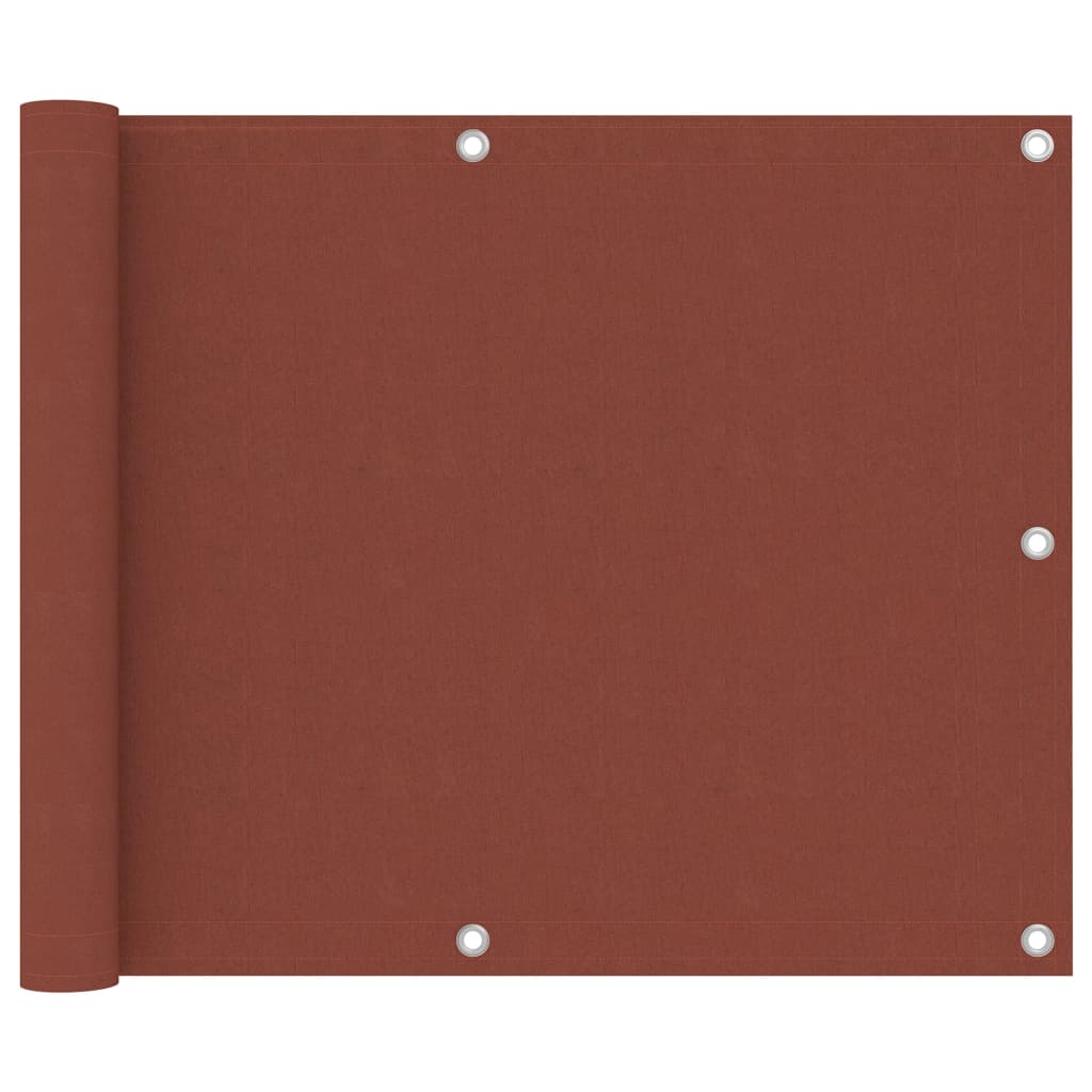 Διαχωριστικό Βεράντας Τερακότα 75 x 500 εκ. Ύφασμα Oxford - PAKOBAZAAR