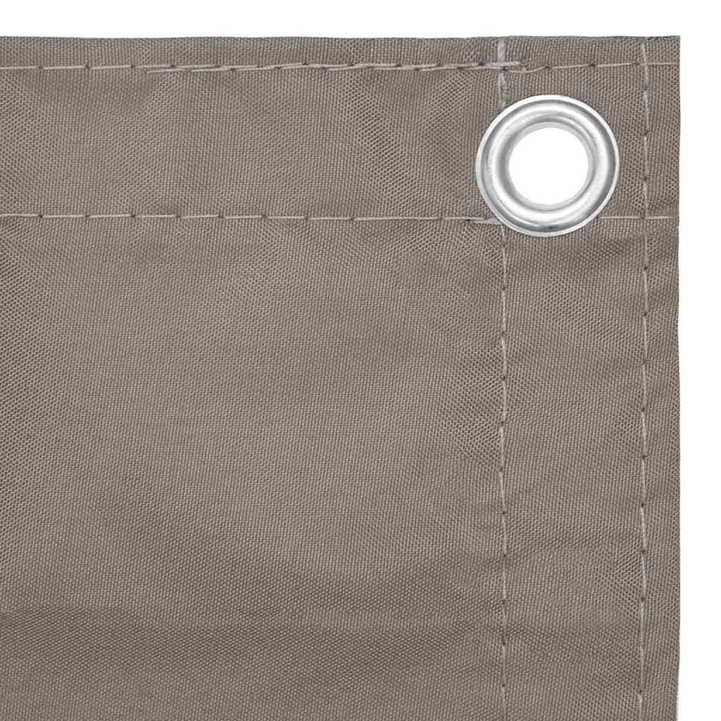 Διαχωριστικό Βεράντας Taupe 75 x 600 εκ. Ύφασμα Oxford - PAKOBAZAAR