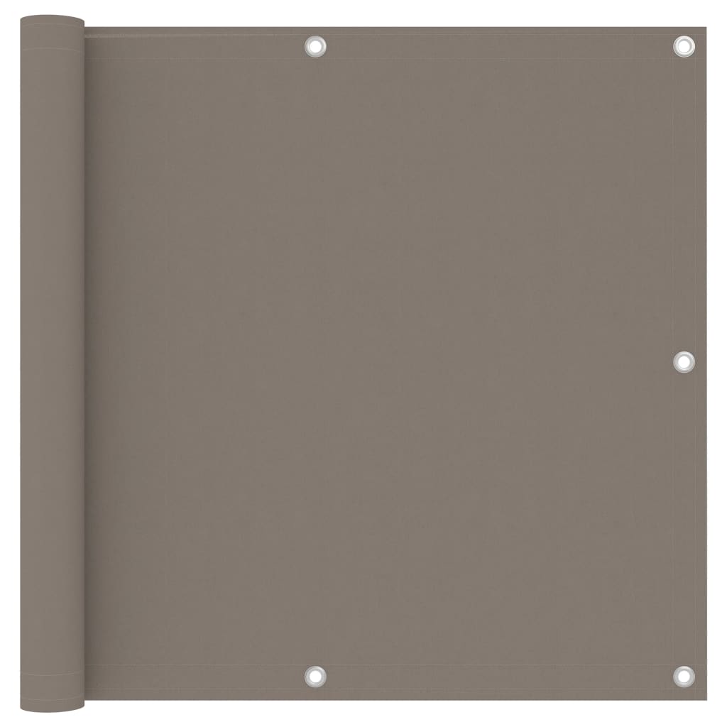 Διαχωριστικό Βεράντας Taupe 90 x 500 εκ. Ύφασμα Oxford - PAKOBAZAAR