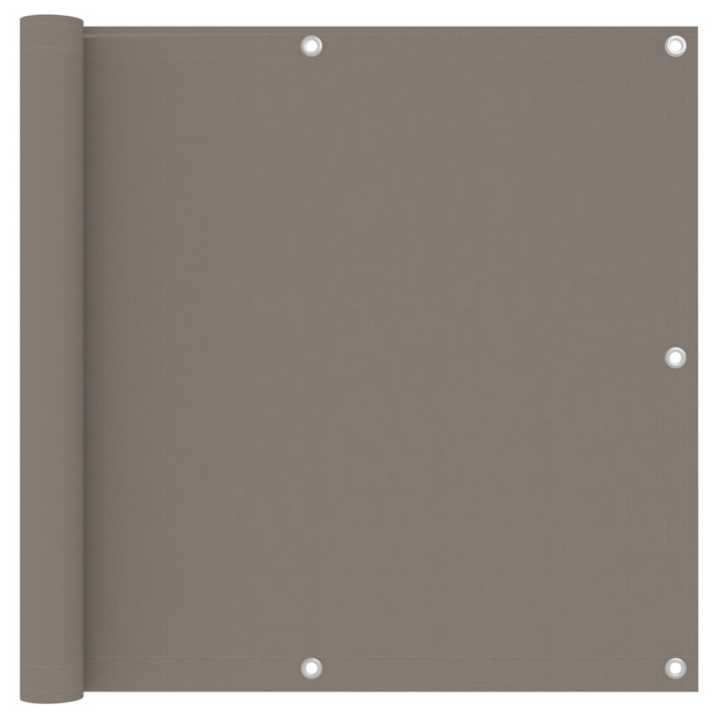 Διαχωριστικό Βεράντας Taupe 90 x 600 εκ. Ύφασμα Oxford